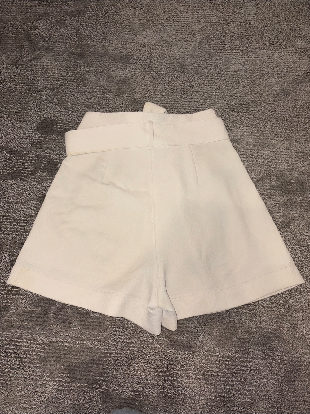 Wilfred Cream Paperbag High-Waist Tie Shorts - Picture 3 of 3